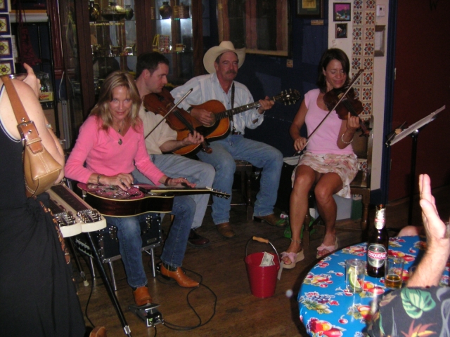 Cindy on Dobro, Stefan, Doug, Elana