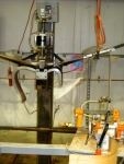 Wood bending machine, built by Bill Collings