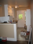 Kitchen, door to back porch