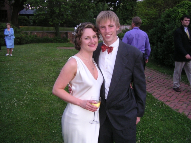 My cousin Melanie and Me at her wedding.